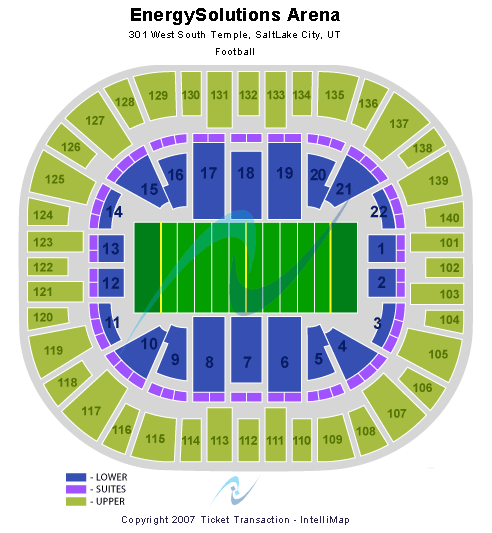Delta Center Football Seating Chart